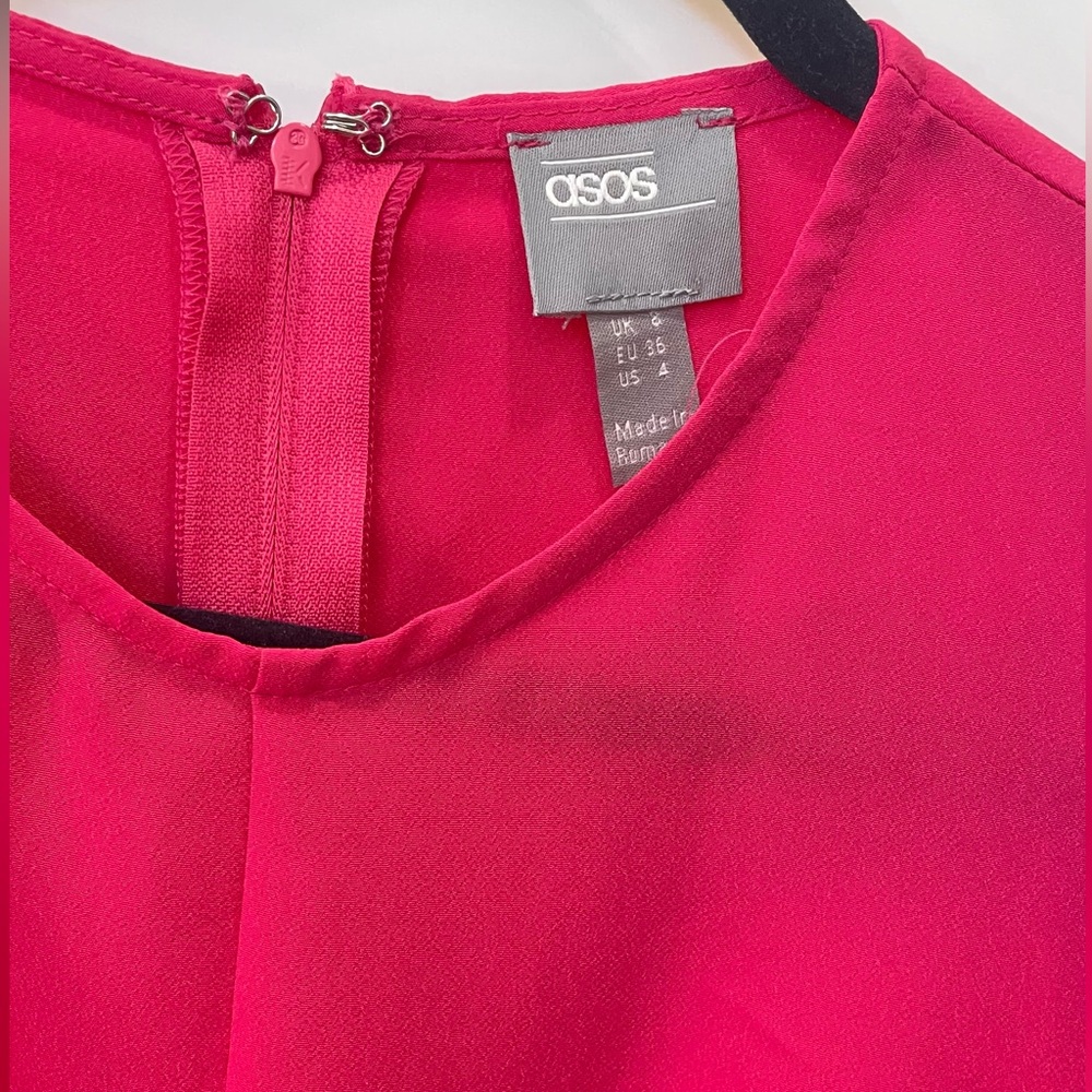 ASOS Vibrant Pink Mini Dress - Picture 3 of 5